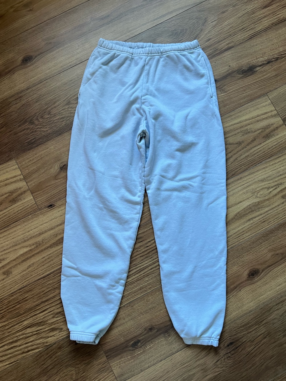 SKIMS Light Blue Cotton Fleece Classic Jogger Sweatpants Small